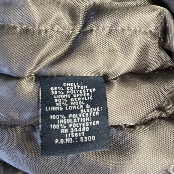 London Fog Men’s Black Full Zip Wool Lined Inner Pockets Bomber Style Ja… - Picture 10 of 14